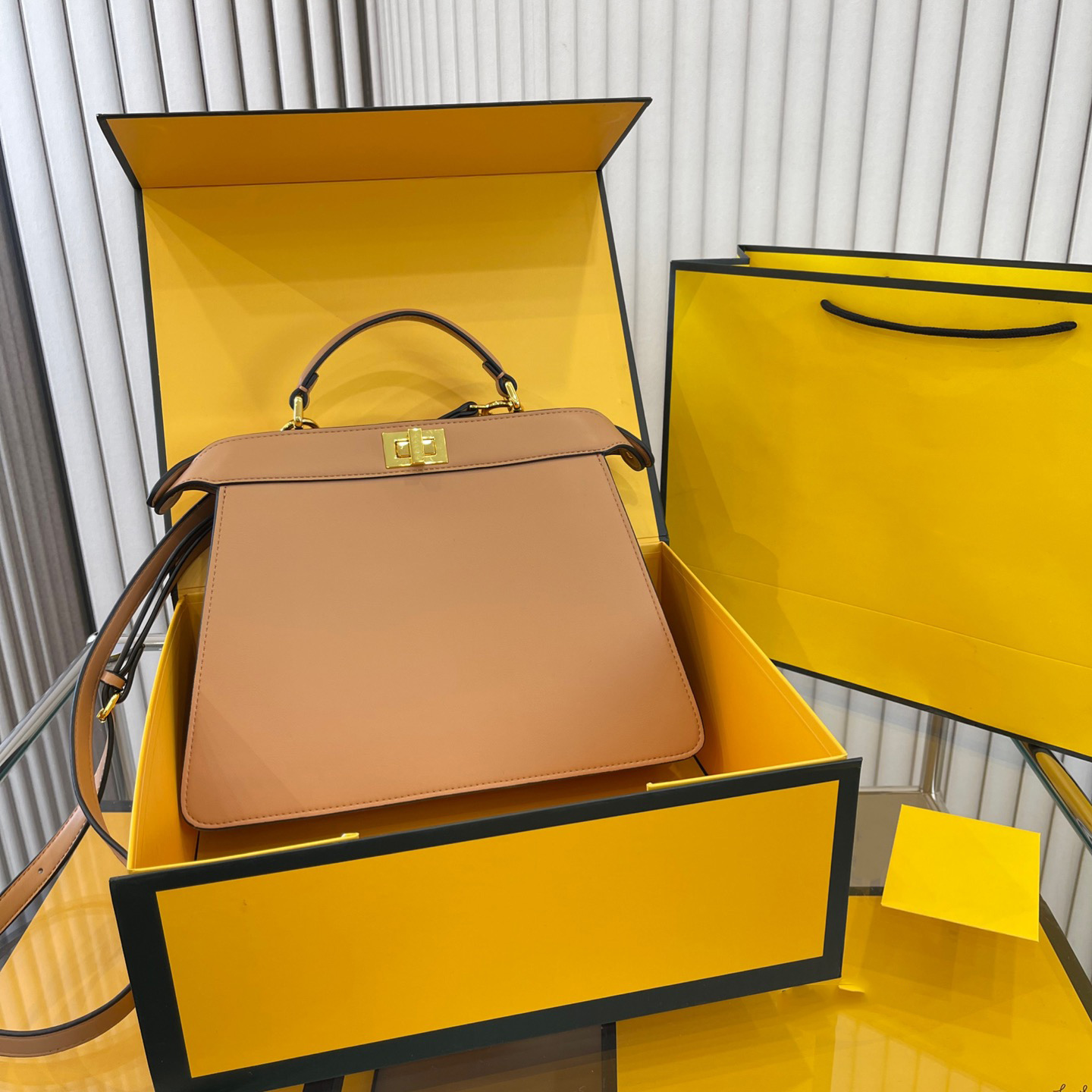 

Luxury Bags Fashion Peekaboo L Size handbag Large Capacity Handbags Classic Designer Bag Original Quality ladybag Star Loves Shoulderbag, Blue 24