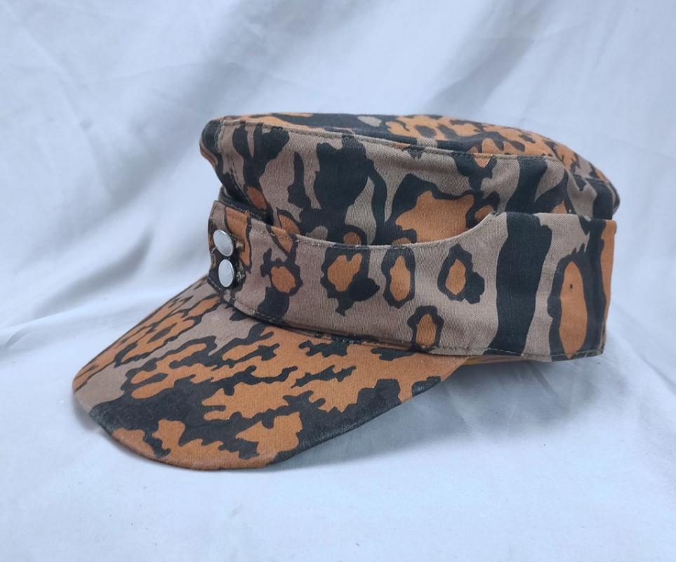 

Berets REENACTMENTS WWII GERMAN ARMY M43 FALL CAMO Camouflage HAT FIELD MILITARY CAP IN SIZES, Green
