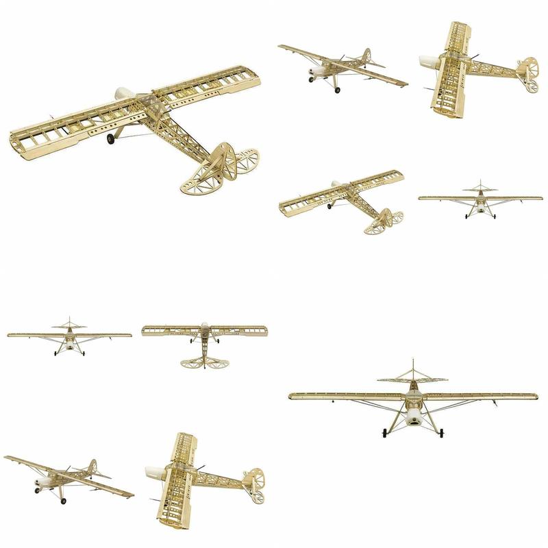 high quality dancing wings hobby fieseler fi 156 storch wingspan blasa wood laser cut warbird rc airplane kit lj201210