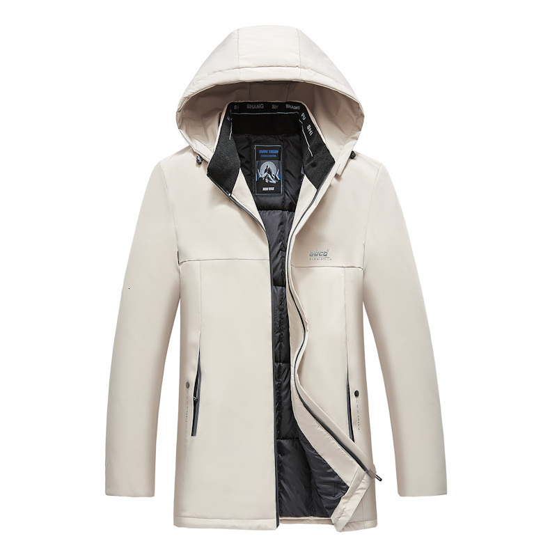 

Men's Down Parkas Fashion Parkas Coat Long Thicken Windbreaker Hooded Warm Hight Quality Autumn Winter 221208, Navy