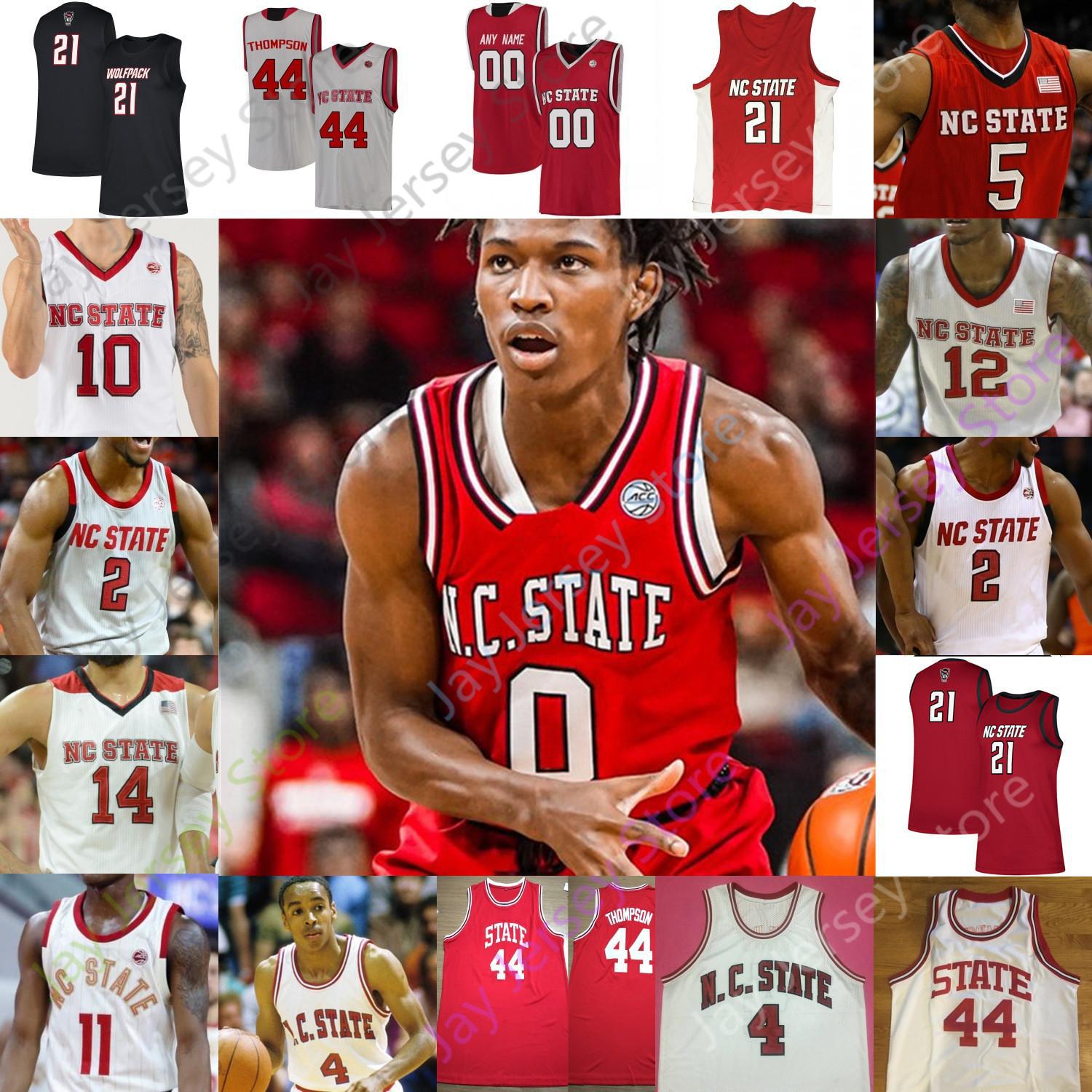 

NC State Wolfpack Basketball Jersey NCAA College Dereon Seabron Casey Morsell Terquavion Smith Jericole Hellems Cam Hayes Thomas Allen Ebene, White i
