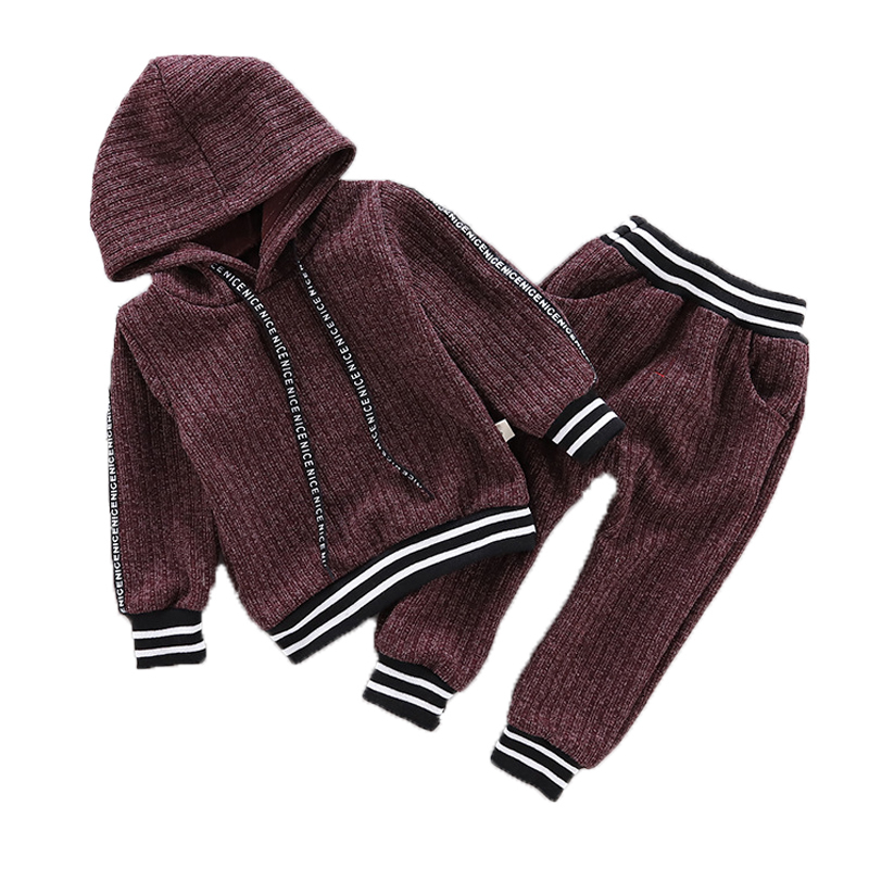 

Clothing Sets Boys Clothing Sets Boys Girls Hooded Sweatshirt Coats Pants Suit Baby Kids Sports Clothes Children Tracksuit Clothes Set 221208, As the picture