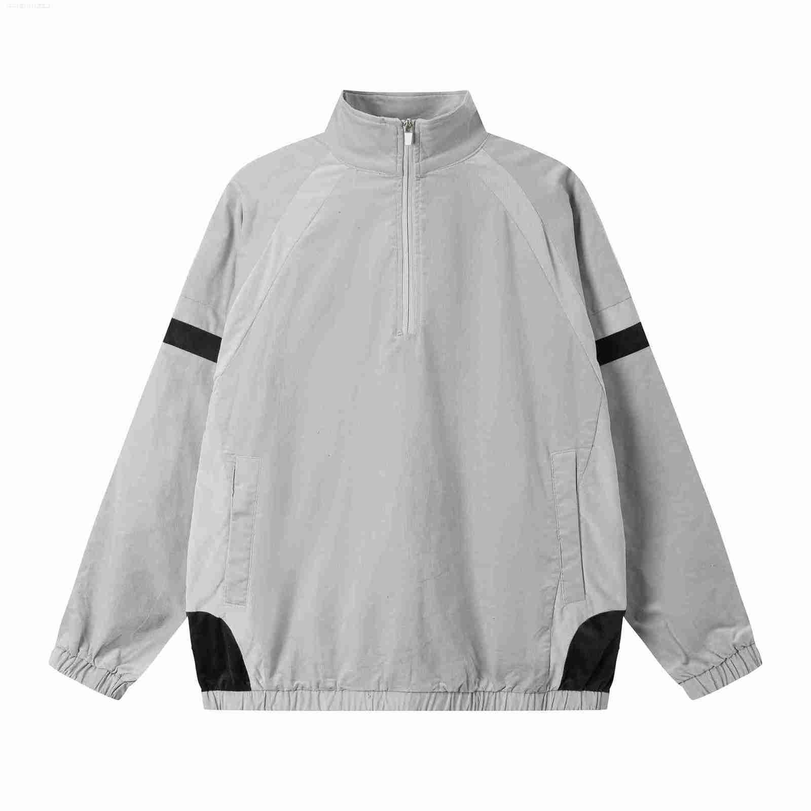 

Men's Tracksuits College Style Jacket Autumn Winter Bomber Outdoor Windbreakerjacket Casual Street Loose Patchwork Zipper Coat Couple1o6y, White