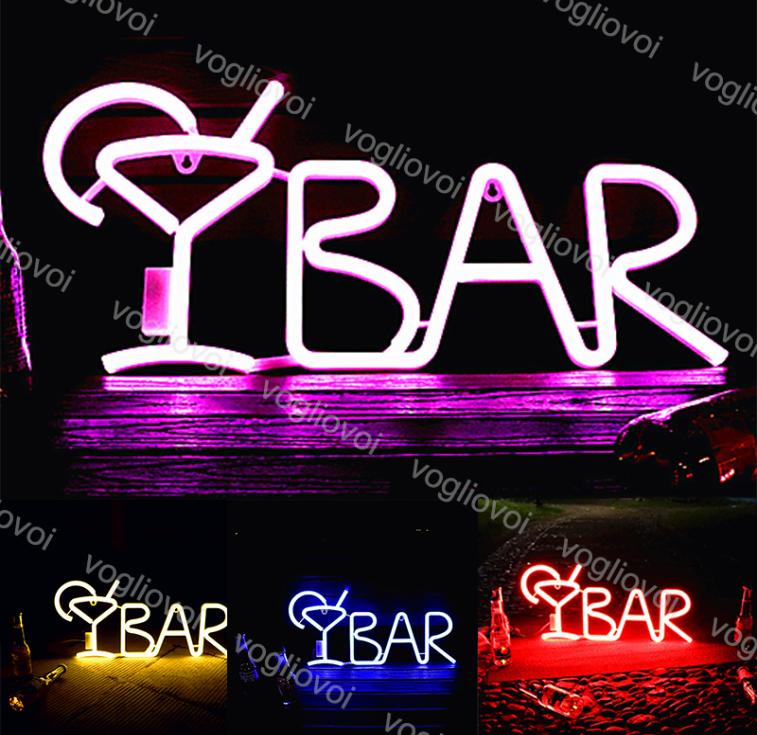 

LED Neon Sign String Light 8 Model Letter Shape Bar Wall Hanging 3D Holiday Lighting With Controller For Family Party Bedroom Deco1675513