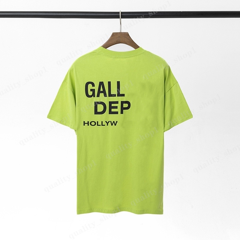 

Men' T-shirts Galleryes t Shirt Depts Mens Tshirt Designer Fashion Pure Cotton T-shirt Womens High Street Loose Classic Print Couples SMW6