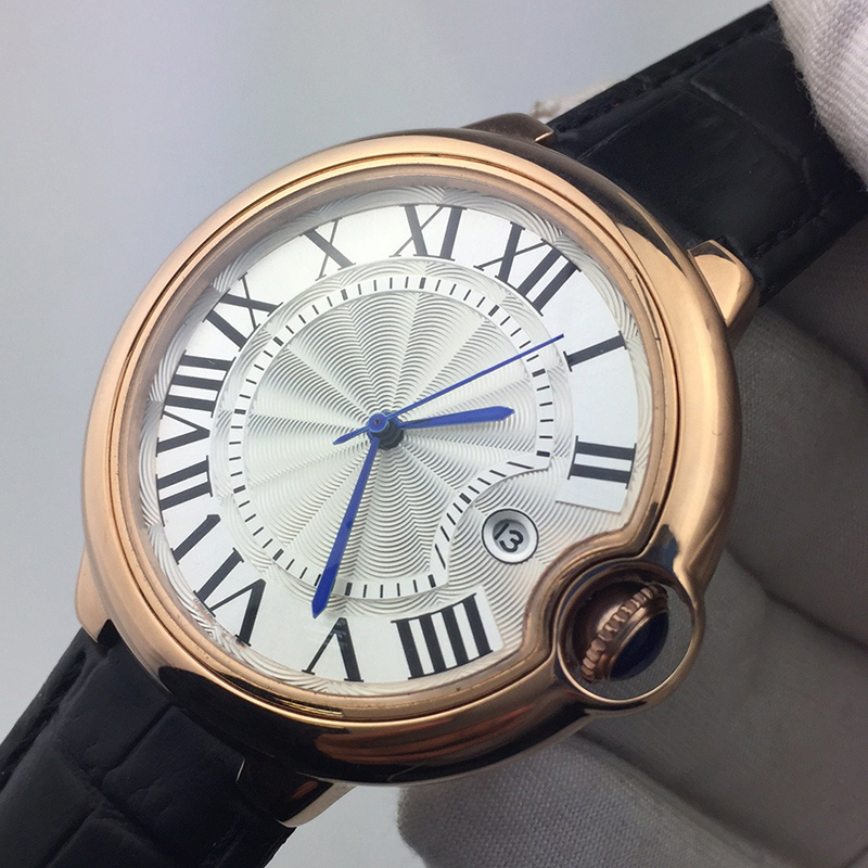 Classic business fashion men's watch waterproof calendar stainless steel belt casual women's watches