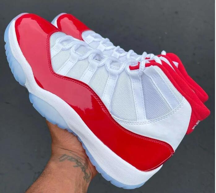 

2022 Release Authentic 11 Cherry Shoes 11S White Varsity Red Black 72-10 Bred Concord Space Jam 45 Cap And Gown Win Like 96 Jubilee Gamma Blue Men Basketball Sneakers, 12