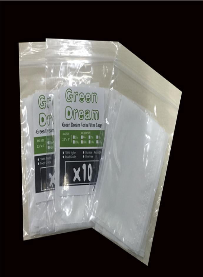 

USD99 for 30pcs 25mic Green Dream Rosin Filter Bags 25 x 4 inch5541718