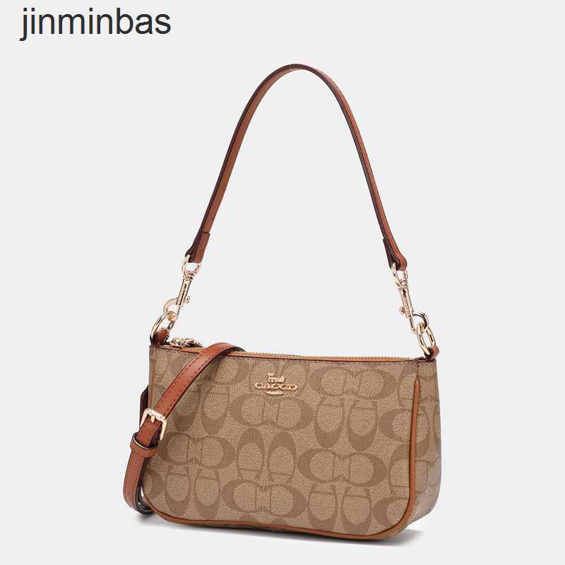 

50% Discount in Stores 2023 Fashion Bag New Portable Women's with Printed Cow Leather First Layer Leather One Shoulder Underarm Small Square, Creamy-white