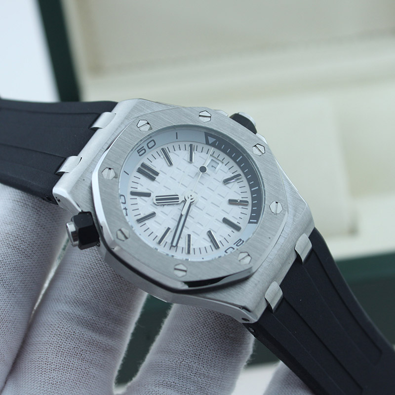 Men&#039;s Watch Fashion automatic mechanical polygonal disc waterproof glow-in-the-dark tape sport watches-image-826846269