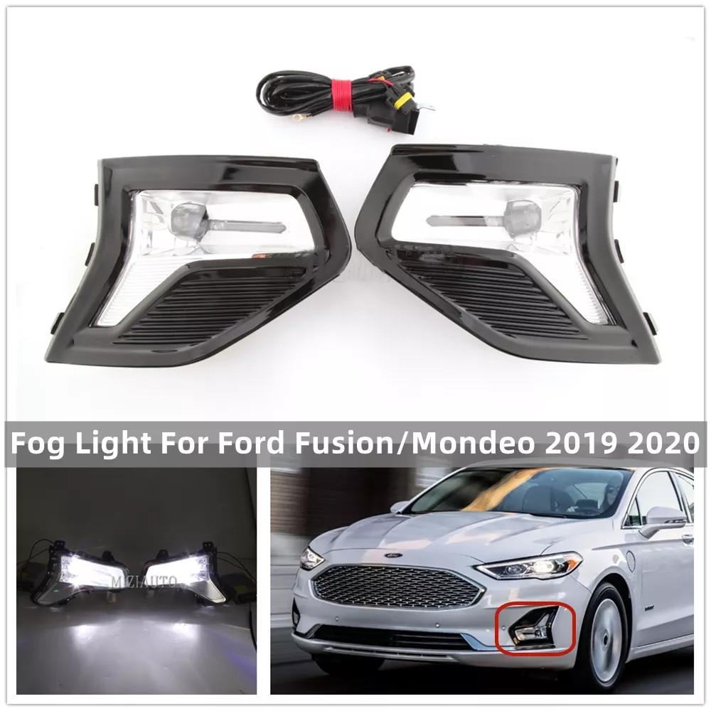 

LED Front Fog Light Headlight For Fusion/Mondeo 20 19-20 20 Daytime Running Light Cover Frame Harness Car Accessories
