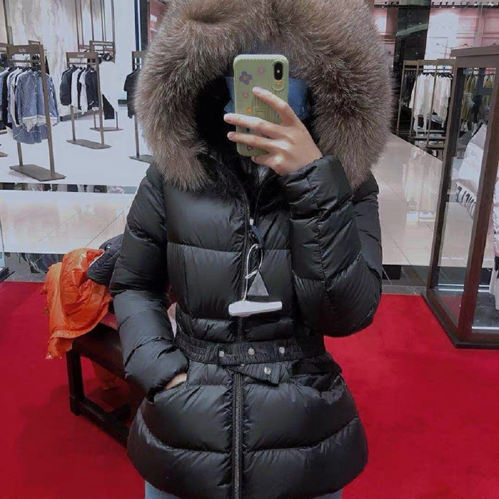 

Women s Down Parkas 2023 Winter PU ed Warm Fur Collar Hooded High Quality Ladies Jacket Coat y2k Clothes bra XL 221208, Armygreen