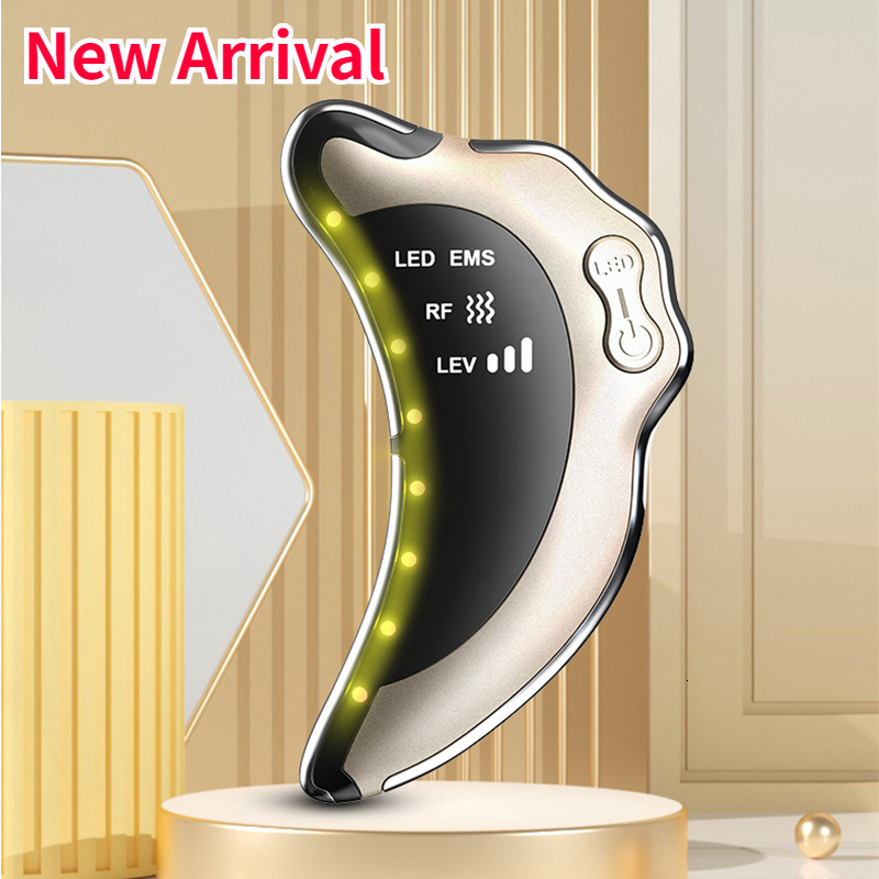 

Face Care Devices Treatment Electric Guasha Board Lifting Firming Beauty Scraping Instrument Massage Tool for Women 221208