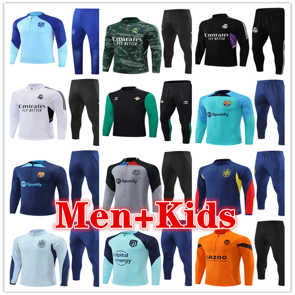 

2022 2023 Spain soccer jerseys Espana tracksuit chandal futbo ANSU FATI ASENSIO MORATA FERRAN KOKE GAVI C.SOLER 22 23 RAMOS jacket football shirts men kids kit