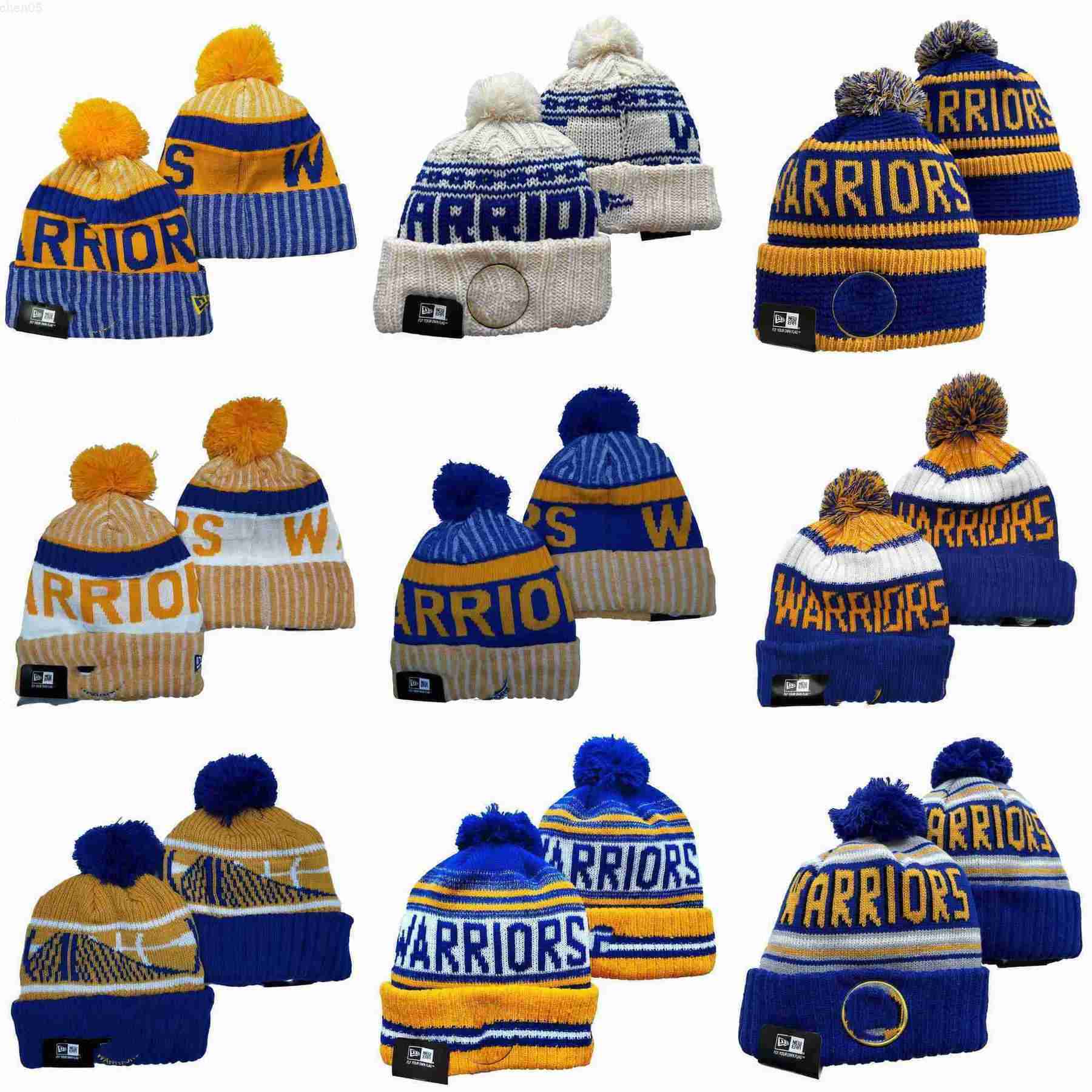 

Snapbacks Men Golden State''Warriors''Hat Pom Cuffed Knit Hat Basketball, Color