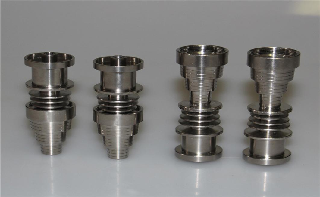

Hand tools 10 14 18mm 6 in 1 Domeless Titanium Nail Gr2 Ti ENail for 16mm or 20mm Enail Coil VS Ceramic Nail Quartz Nails4646218