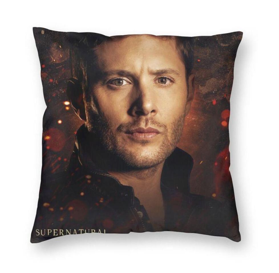 

CushionDecorative Pillow Supernatural Dean Winchester Cushion Cover 45x45 Home Decorative 3D Print TV Show Throw Case For Living 1132990