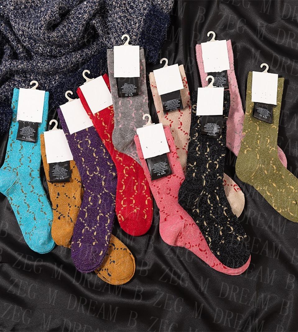 

INS Fashion designer women socks textile embroidery letter casual sports cotton socks autumn winter warm comfortable long stocking5782235, As the picture