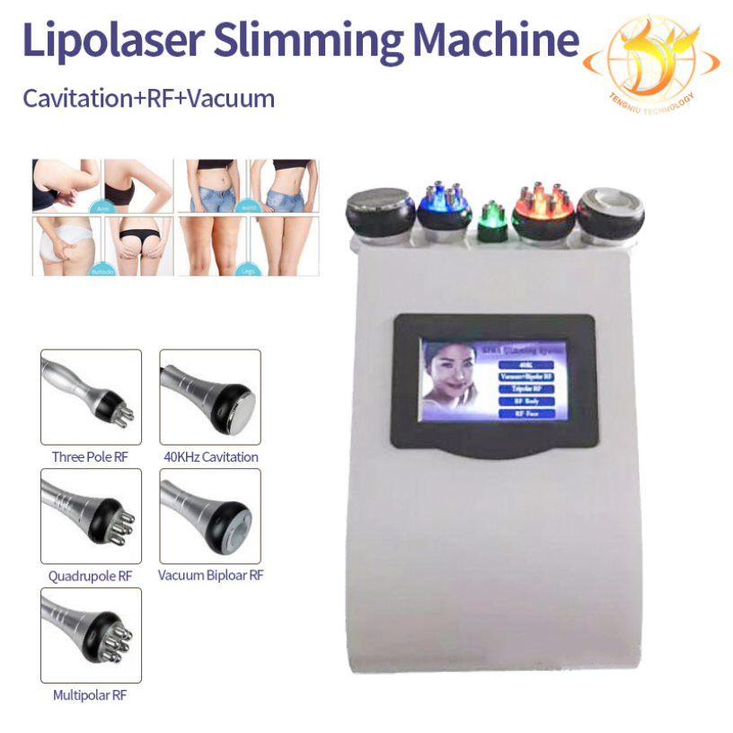 

Effective Strong 40K Ultrasonic Cavitation Body Sculpting Slimming Vacuum Rf Skin Firm Body Lift Red Photon Machine with Trolly Cooling Gel.160