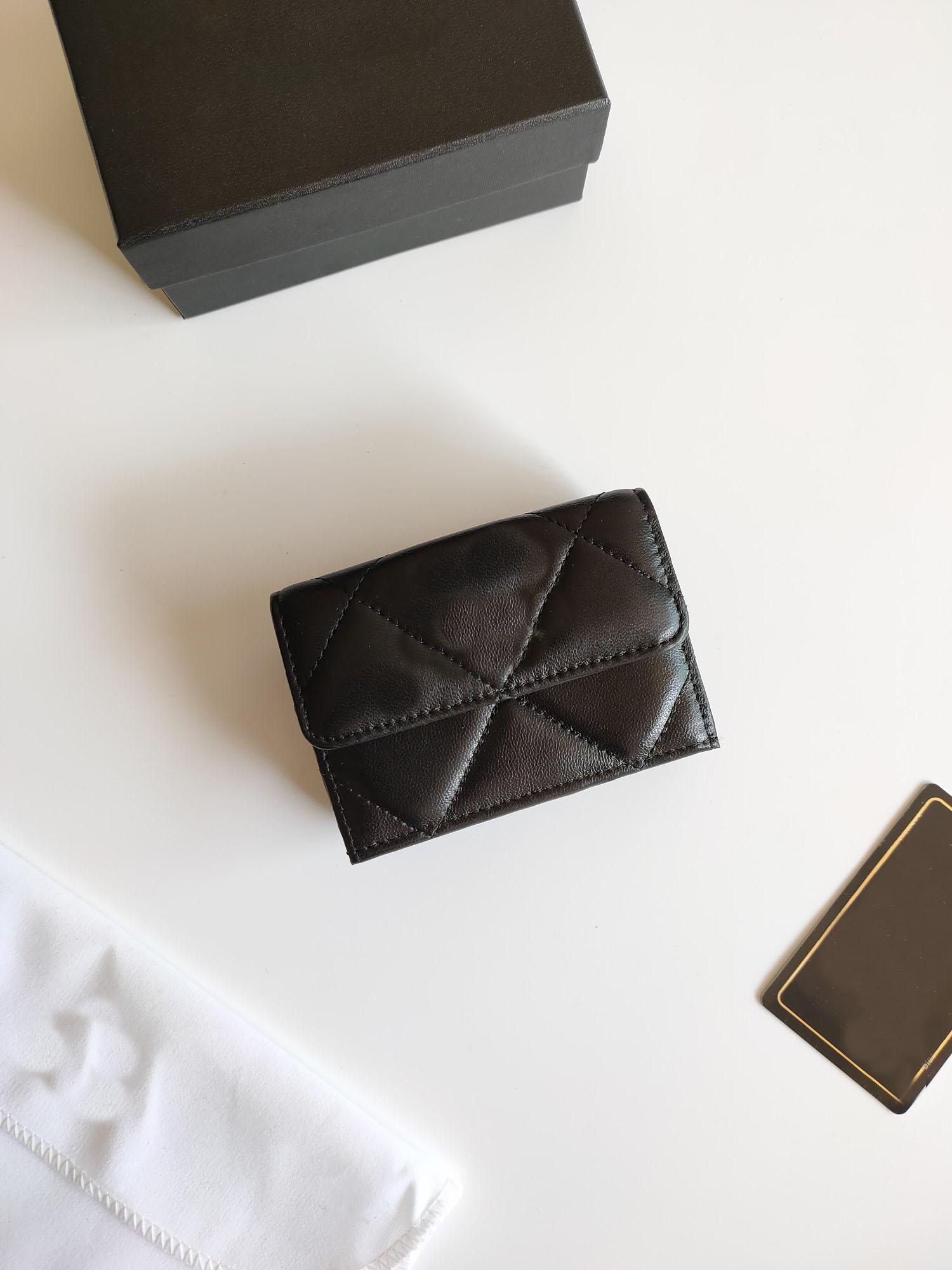 

2023 high quality beautiful designer wallet women's wallet cabinet style wallet with box, 02