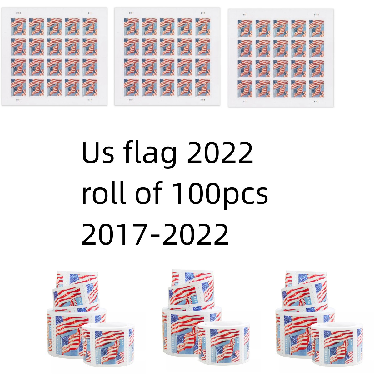 

Stamps stickers 2022 Usa Mailing Invitation Envelopes Letters Postcard Office Supplies Drop Delivery