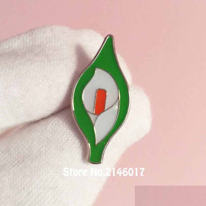 

Pins Brooches 10Pcs Irish Easter Calla Lilly Harps Enamel Lapel Pins 1 Metal Craft Flower Brooch Gift Custom Pin Badge Drop Deliver Dhlcm