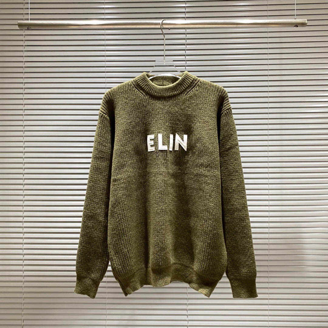 Luxury sweater men hoodie Men's designer Allover letter tech sweaters printed otton knit crewneck women letter Paris sportswear style Asian