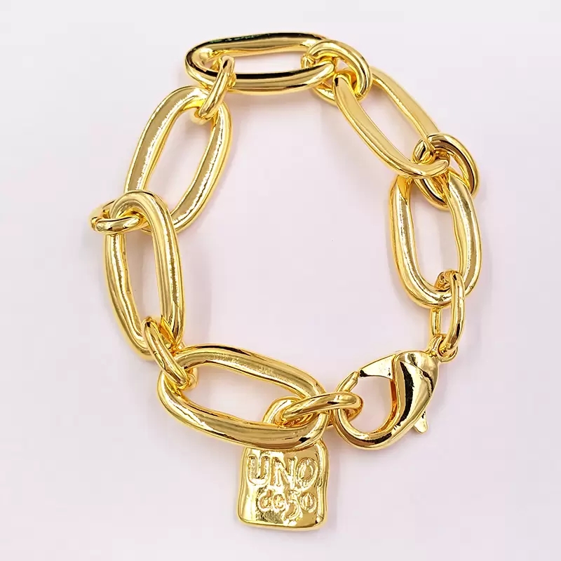 

Luxury Jewelry Bracelet Awesome Friendship Bracelets UNO de 50 Plated Jewellery Fits European Style Gift PUL0949ORO0000M