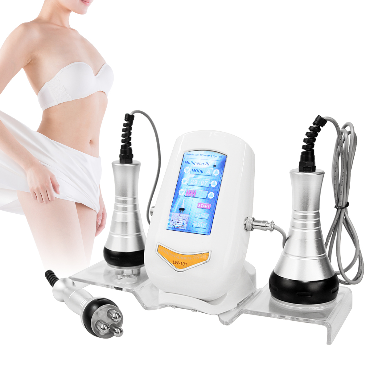 

Face Care Devices AOKO Metal Head 40K Cavitation Ultrasonic Body Slimming Machine Weight Loss Radio Frequency Skin Tightening Beauty Device 221208