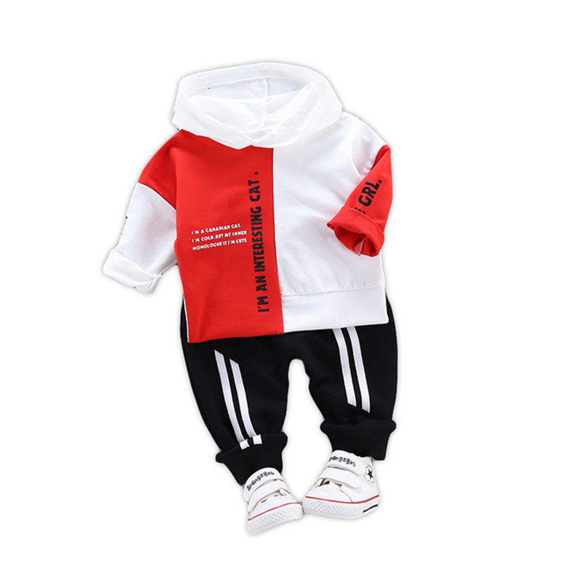 

Clothing Sets Baby Boys Clothes Sets Toddler Boys Hooded Sweatshirt Pants Set Autumn Children Sportswear Suit Tracksuit Baby Clothing Set 221208, White