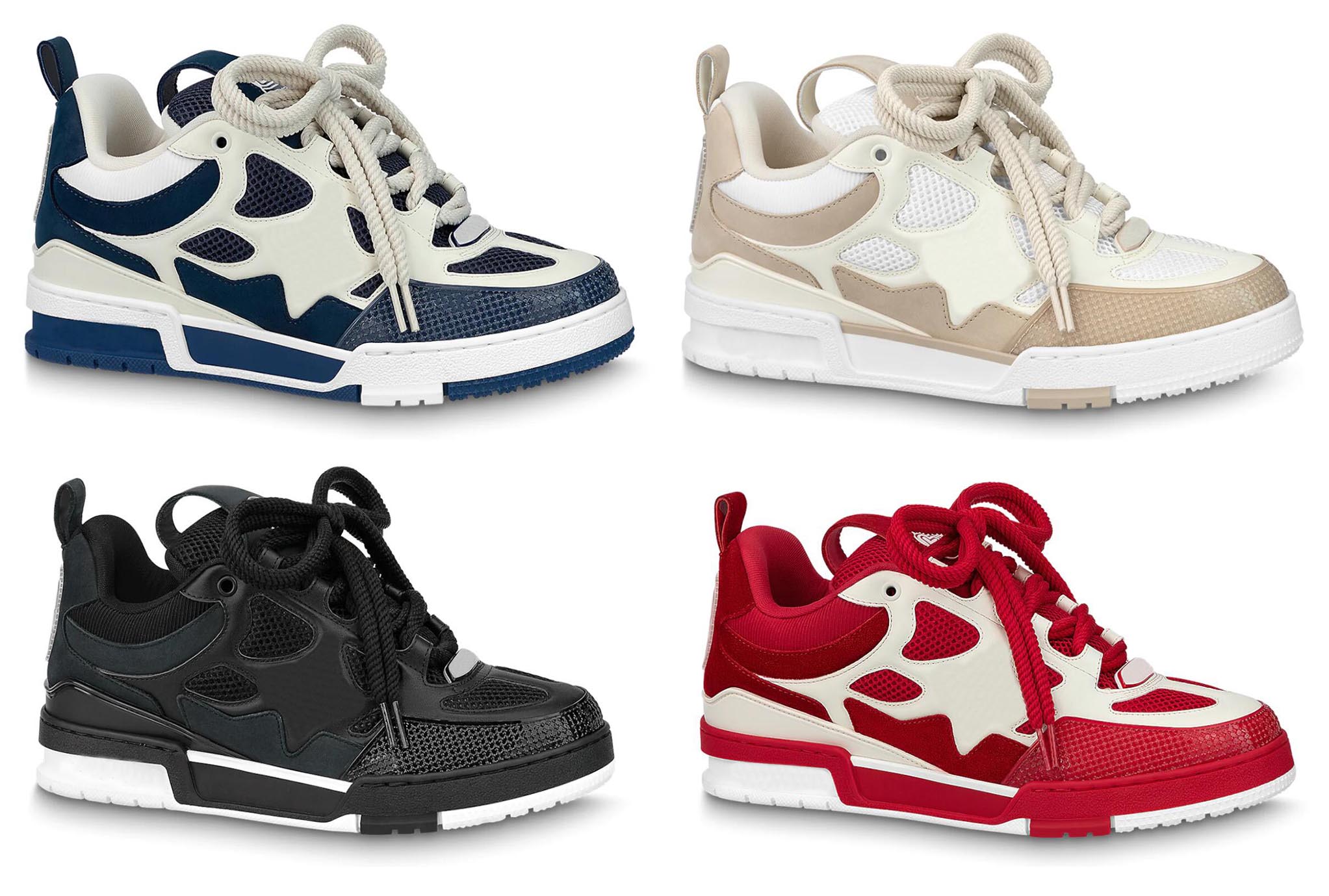 

Luxury Trainer Shoes designers Skate Sneaker Genuine Leather Fashion Black Marine White Red Beige Men Women Sports Sneakers With Original Box