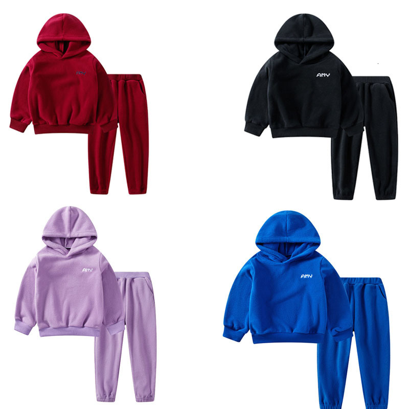 

Clothing Sets Children's suit Autumn Winter Children Tracksuit Kids Clothing Sets Casual Hooded Pullover Sets for Boys Girls 212 years 221208, As picture