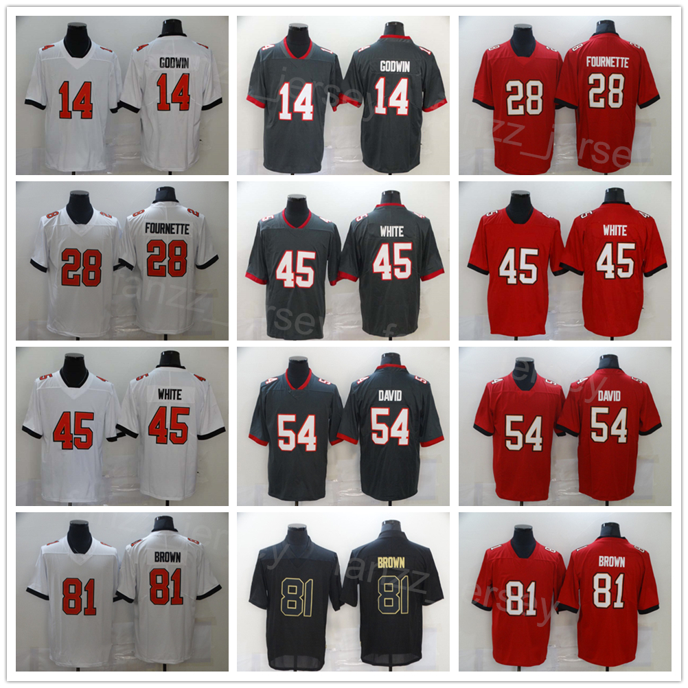 

Men Football 14 Chris Godwin Jerseys 54 Lavonte David 45 Devin White 81 Antonio Brown 28 Leonard Fournette Olive Salute To Service Black Red White Grey All Stitched
