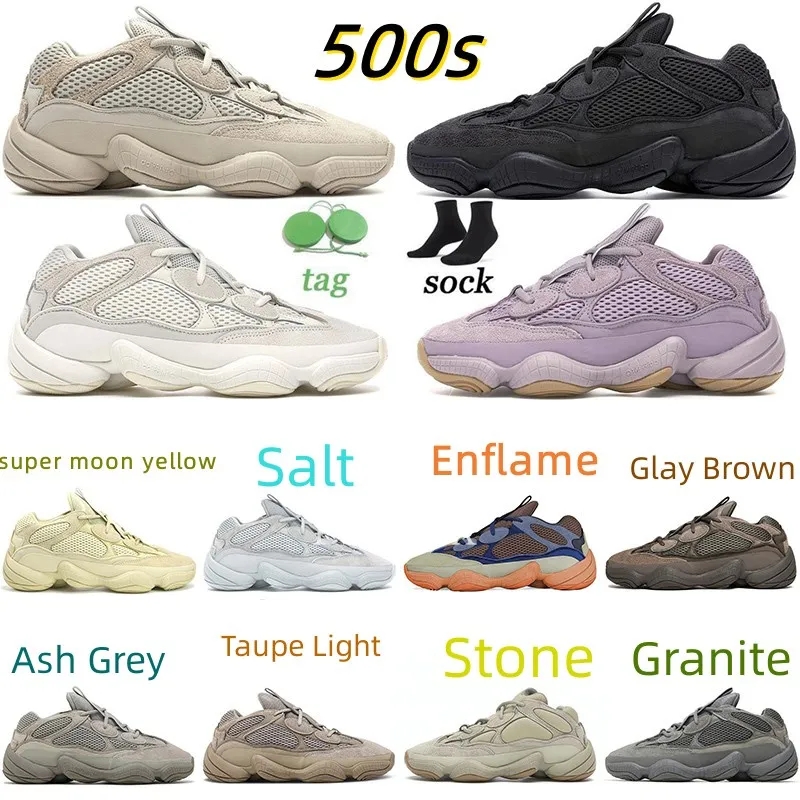 

with box 500 Running Shoes Enflam Blush Bone White Enflame Salt Soft Vision Super Moon Yellow Taupe Light Utility Black 500s men women wpman Sports outdoor shoe 36-47, 21