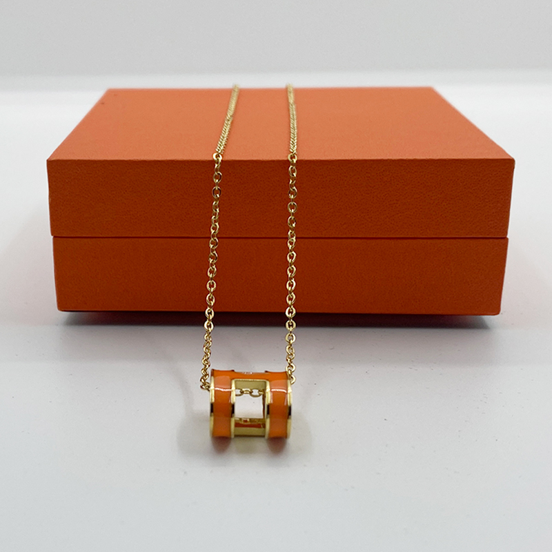 

Luxury H Necklace Designer Classic Fashion Necklaces 18k Gold Pendant Necklace Wedding Engagement Jewelry Party Daily Accessories Valentine Christmas Gifts