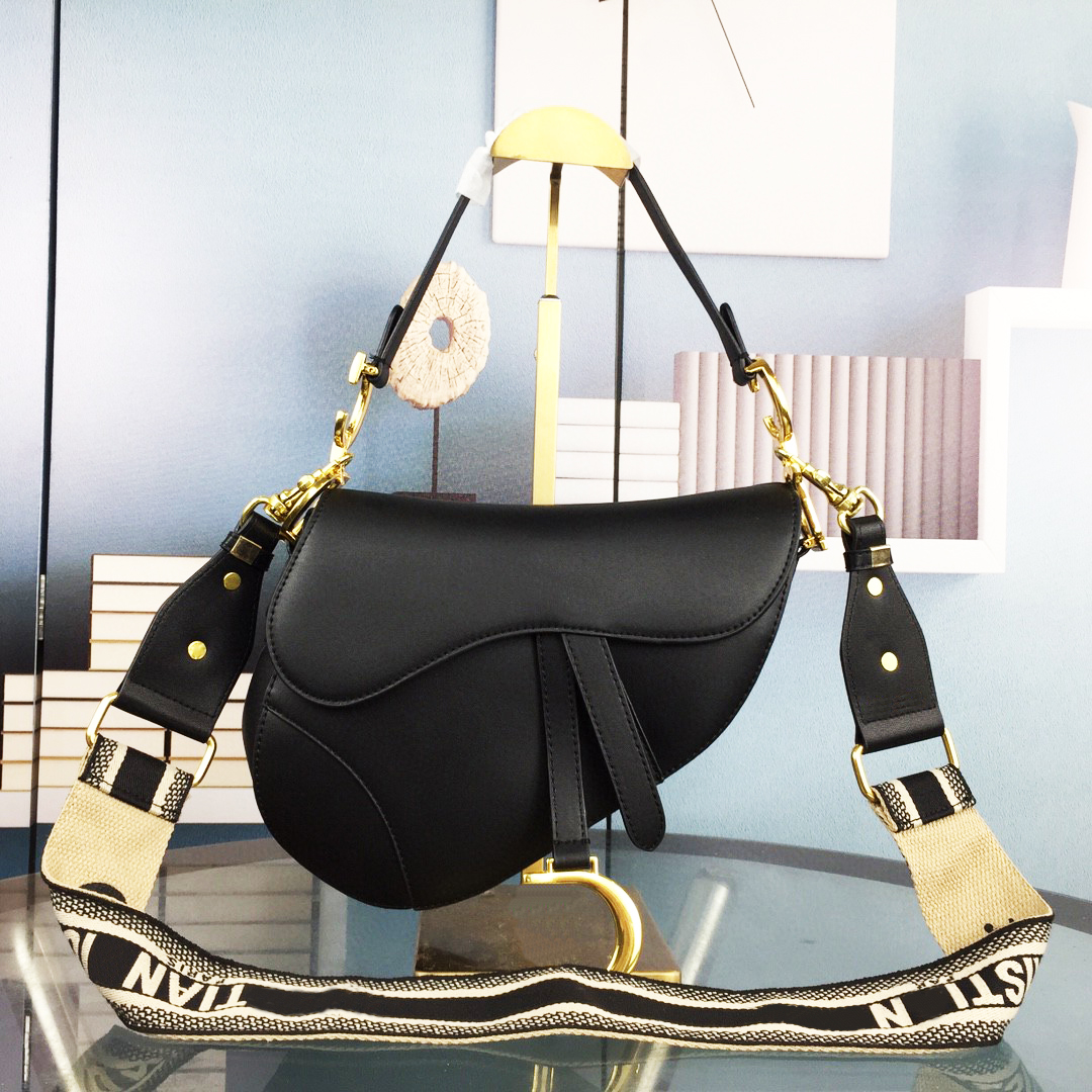 

Saddle Handbag Designer Bag Shoulder Bags Crossbody Luxurys Fashion Women Classic Metallic Logos Leather Bag Clutch Totes Wallets Ladies Purse, Original box