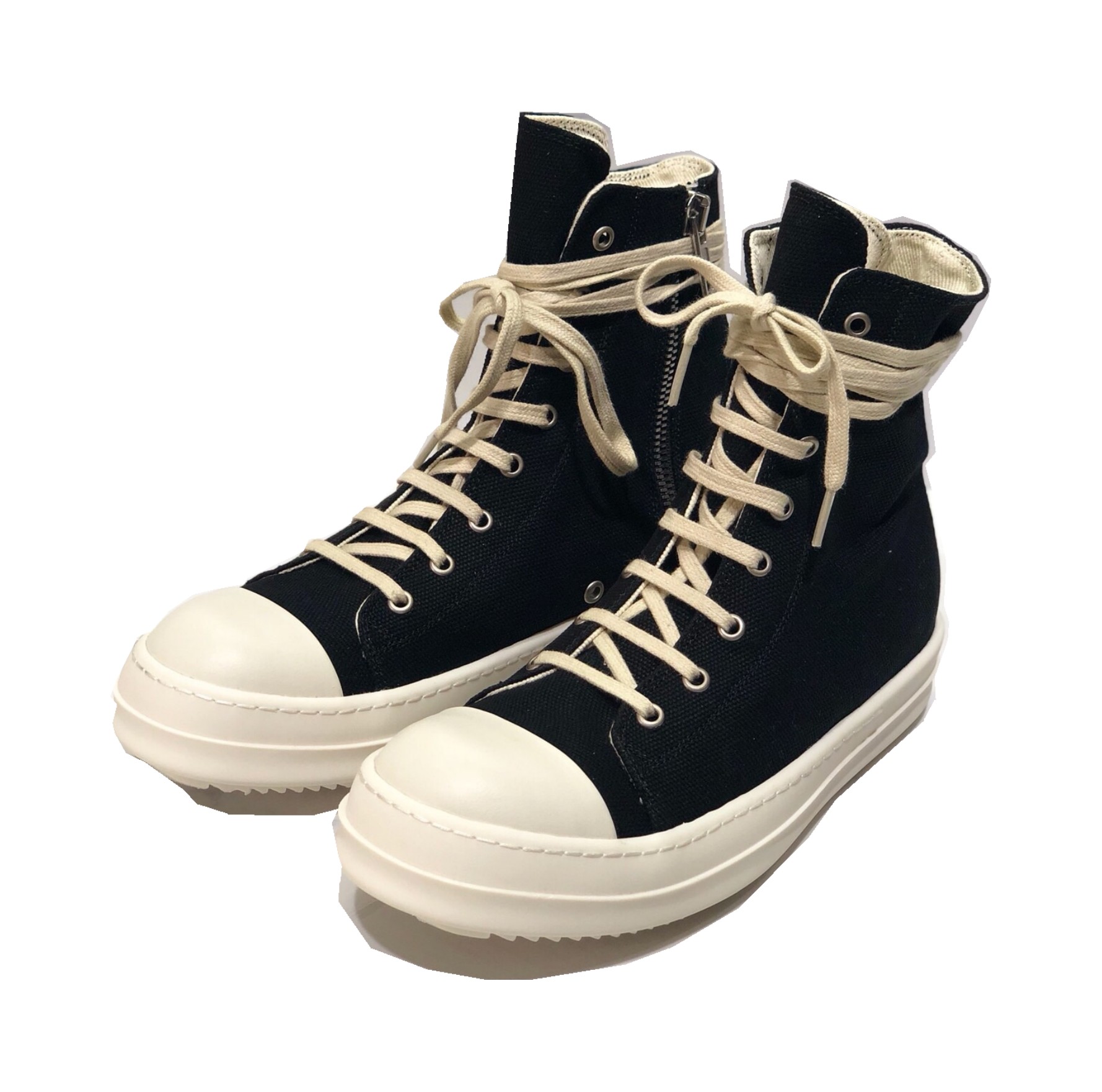 

Designer Woman Casual Shoes rick ownes sneaker mens Black canvas Shoe light White rick ownes shoe High-top low-top sneaker with box shopping bag size 35-47