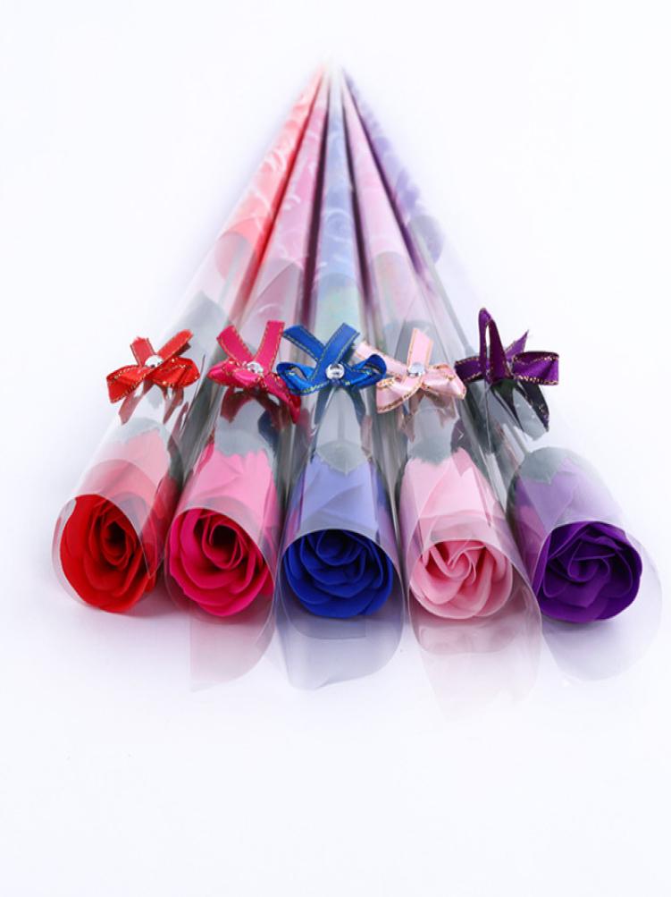 

Valentine Red Rose Soap Flower Romantic Bath Flowers for Girlfriend Wedding Favors Festive Party Supplies YHM791ZWL3768160, As picture