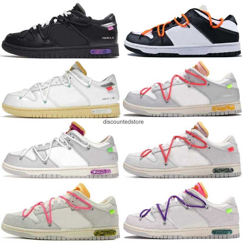 

NEW Designer OW Men Women Running Sports Shoes NO.1-50 Lot The Offs White Sb Dunks Low Skate University Blue Fragment Platform Shoe, L018