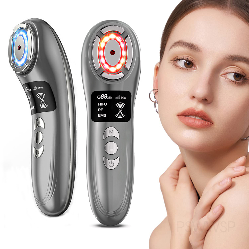 

Face Care Devices Mini HIFU Machine Ultrasonic EMS RF Skin Tightening Device Home SPA Chin Neck Eye Anti Wrinkle Lifting Massager 221208