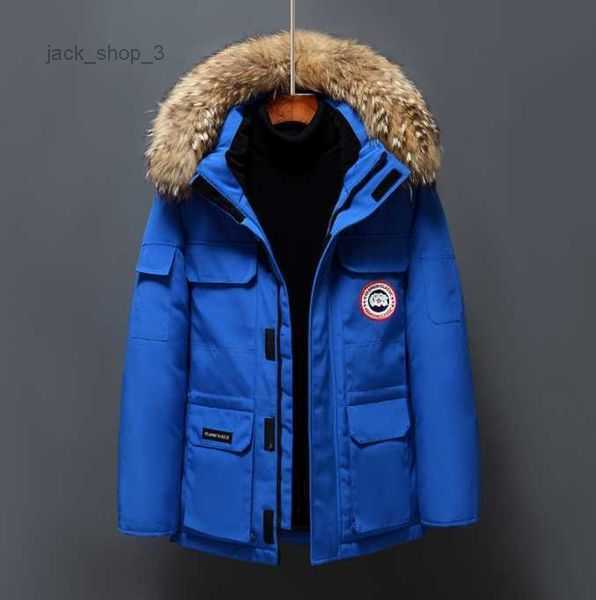 

Men' Down Parkas Canada Canadian Goose Jackets Coat Winter Mens Puffer Jacket Zipper Windbreakers Thick Warm Coats Tops Outwear Monclair 63, Ivory