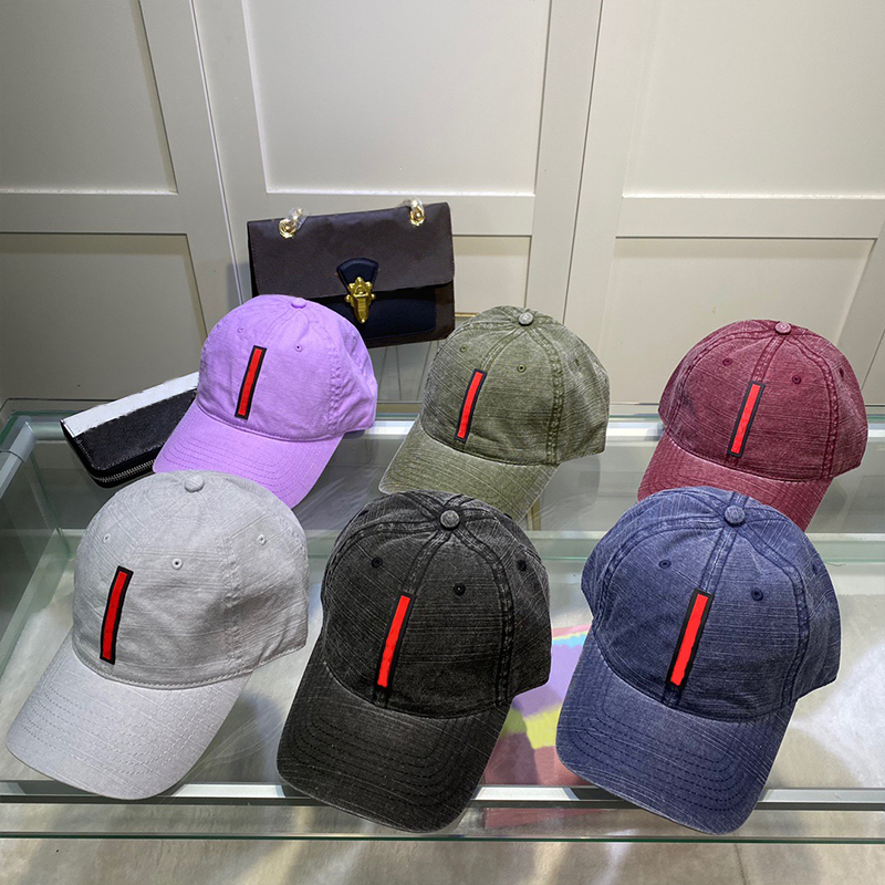 

New womens mens Caps Designer Baseball Cap Fashion brand Street Hat Beanies Bucket womens mens Hats, Red