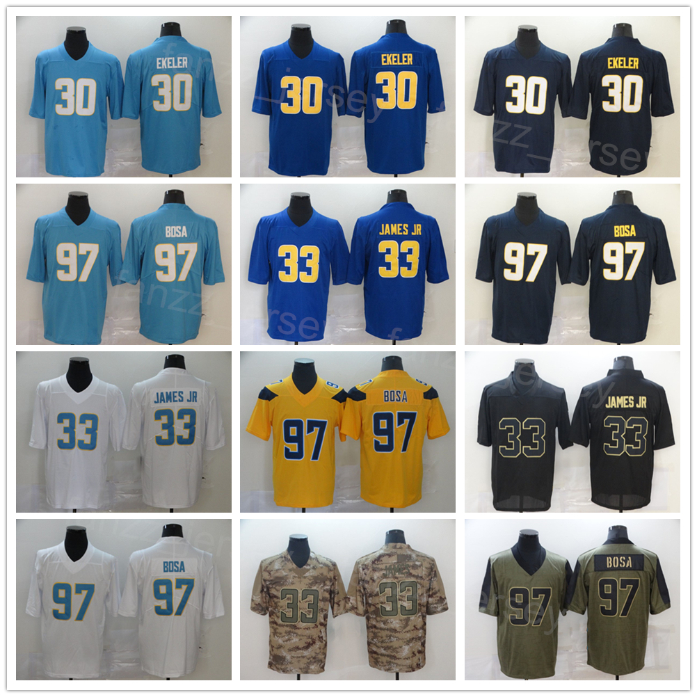 

Men Football 97 Joey Bosa Jersey 33 Derwin James JR 30 Austin Ekeler Embroidery And Sewing For Sport Fans Olive Salute To Service Camo Purple Navy Blue White Army Green, Yellow
