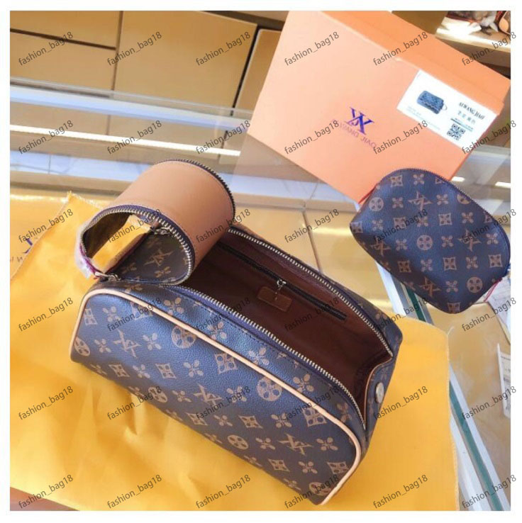 

2023 Double zipper men travelling toilet bag designer women wash large capacity cosmetic bags toiletry Pouch makeup bags Handbags 668, 123