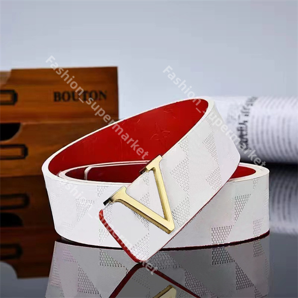 

Fashion buckle genuine leather belt Width 40mm 20 Styles Highly Quality with Box designer men women mens belts AAA68608, Belt and box