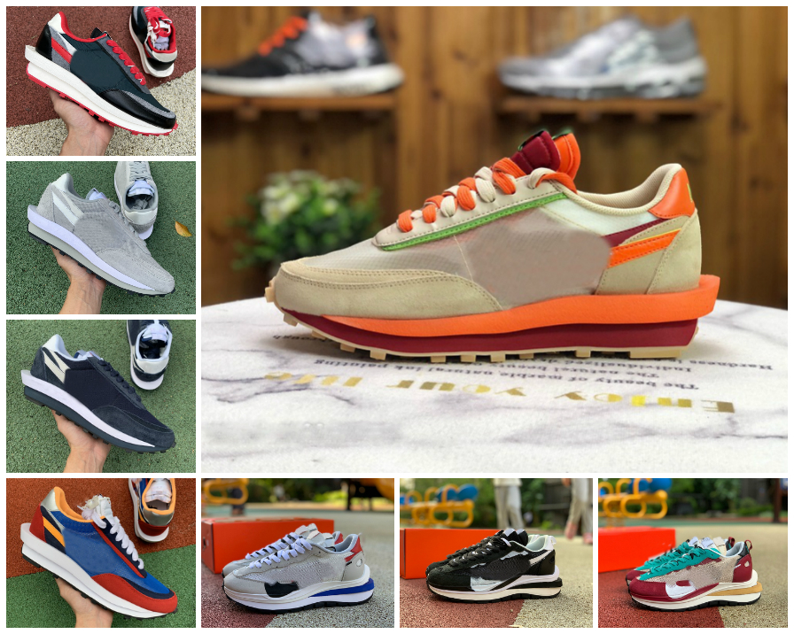 

SaCais Running Shoes Summit White Waffle LDV Daybreak Fragment Blue Void Wolf Grey Bright Citron Vaporwaffle Royal Red Green Gusto Black, Ld07