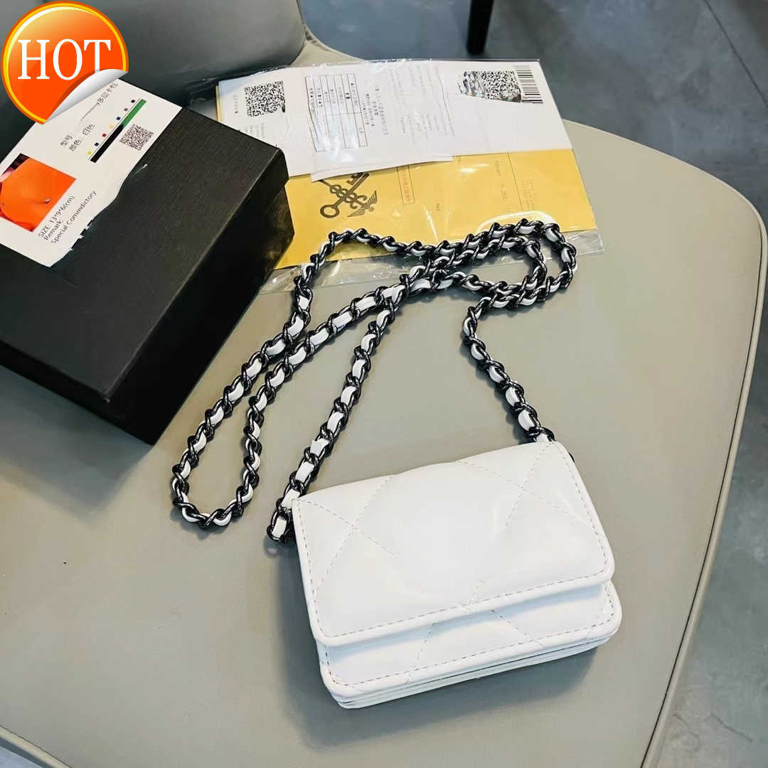 

Women's Luxury Designer Shoulder Bags 2023 New Fashion Ringer Mini Crossbody Bag Portable Envelope Package Gift Box Packaging Factory Direct Sales, Black