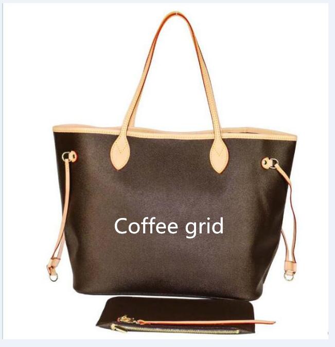 

Designer totes bag luxury for women leather shoulder bags Cross body handbags purses Clutch bags Single Purse 003, Coffee grid