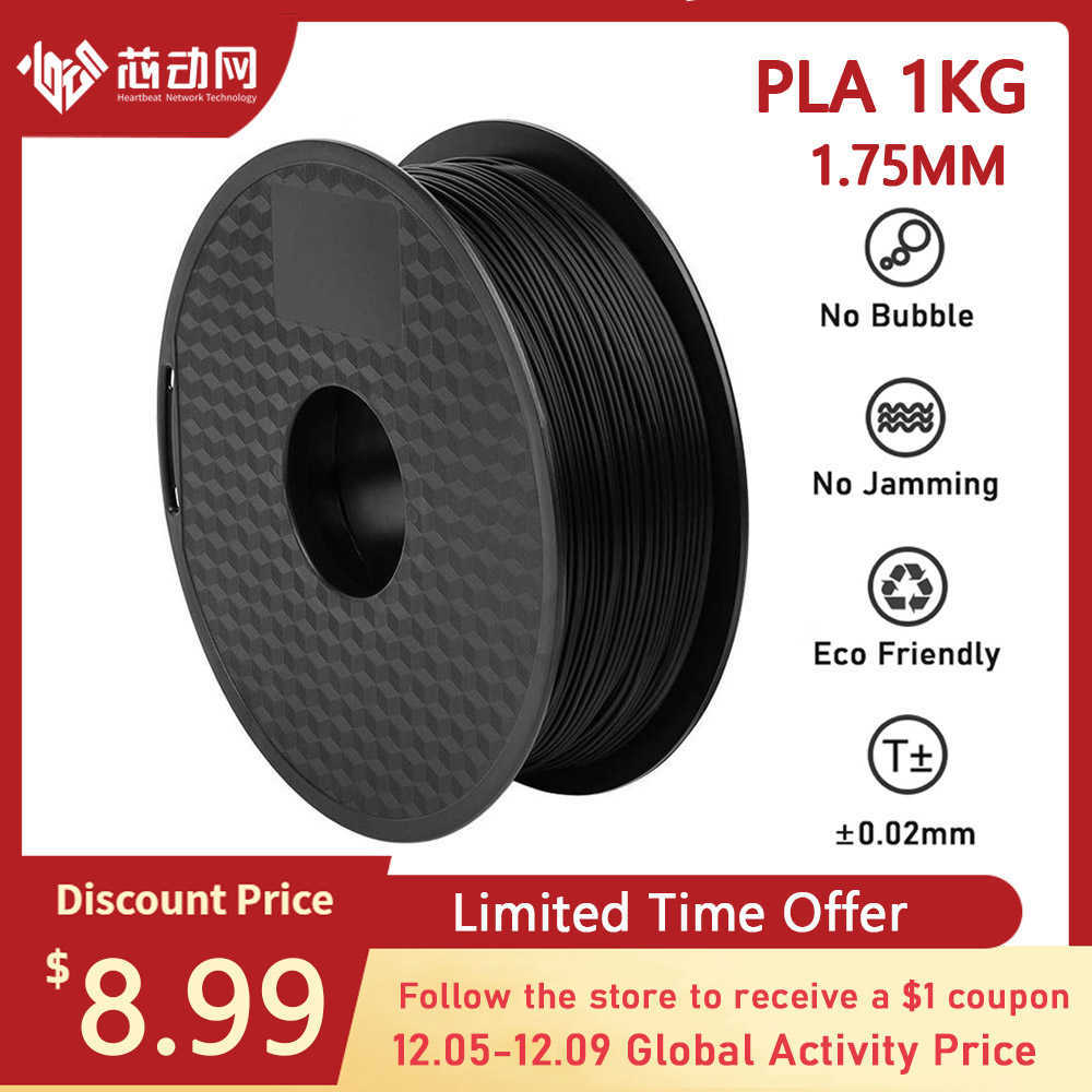 

3D Printer PLA Filament 1.75MM 1KG Spool High Quality Print FDM Multiple Color