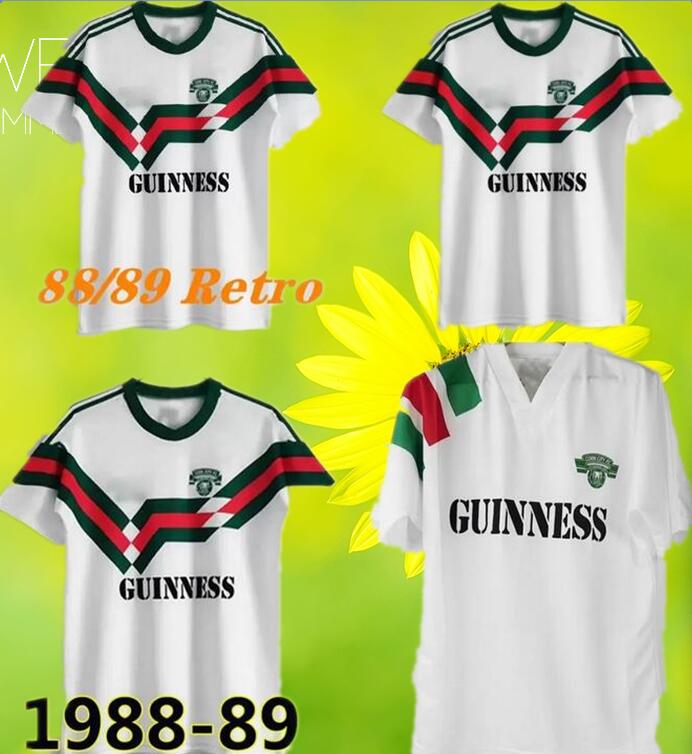 

1988 1989 1992 1993 1994 Soccer Jerseys CORK CITY Retro 88 89 92 93 94 Vintage Football Shirts Classic Maillot de foot home white Camisetas de Futbol